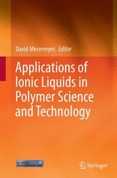 Couverture de l’ouvrage Applications of Ionic Liquids in Polymer Science and Technology