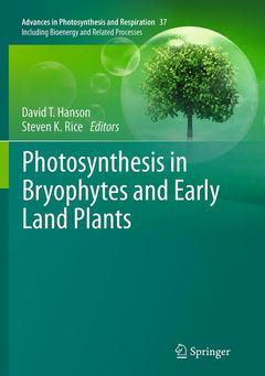 Couverture de l’ouvrage Photosynthesis in Bryophytes and Early Land Plants
