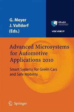 Couverture de l’ouvrage Advanced Microsystems for Automotive Applications 2010