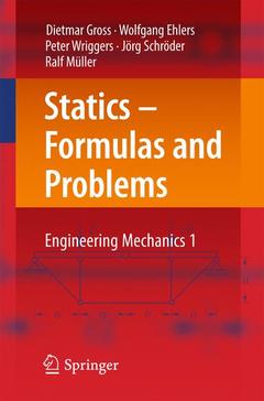 Couverture de l’ouvrage Statics – Formulas and Problems 