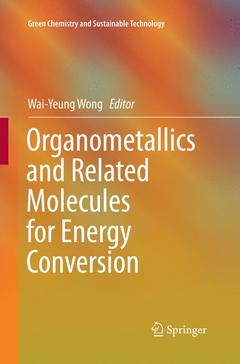 Cover of the book Organometallics and Related Molecules for Energy Conversion