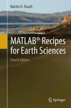 Couverture de l’ouvrage MATLAB® Recipes for Earth Sciences