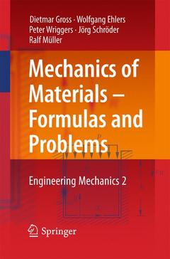 Couverture de l’ouvrage Mechanics of Materials – Formulas and Problems