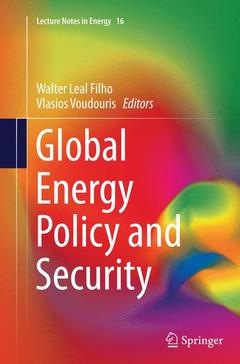 Couverture de l’ouvrage Global Energy Policy and Security