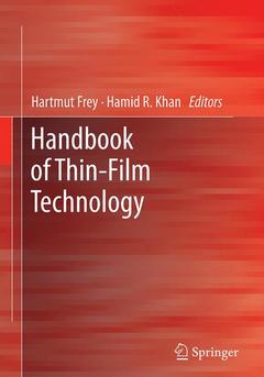 Couverture de l’ouvrage Handbook of Thin Film Technology