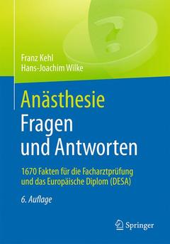 Cover of the book Anästhesie. Fragen und Antworten