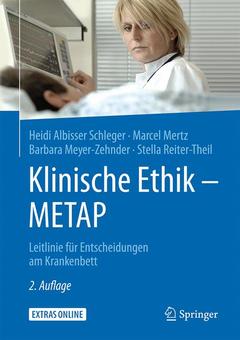 Couverture de l’ouvrage Klinische Ethik - METAP
