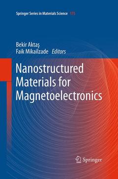 Couverture de l’ouvrage Nanostructured Materials for Magnetoelectronics