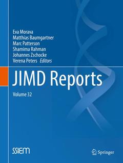 Couverture de l’ouvrage JIMD Reports, Volume 32