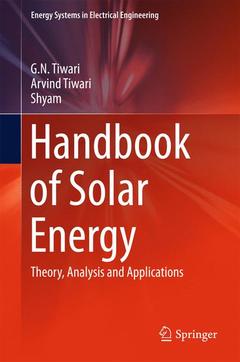 Couverture de l’ouvrage Handbook of Solar Energy