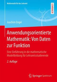 Couverture de l’ouvrage Anwendungsorientierte Mathematik: Von Daten zur Funktion