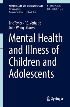 Couverture de l’ouvrage Mental Health and Illness of Children and Adolescents