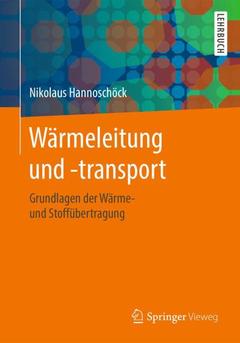 Couverture de l’ouvrage Wärmeleitung und -transport