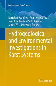 Couverture de l’ouvrage Hydrogeological and Environmental Investigations in Karst Systems