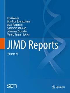 Couverture de l’ouvrage JIMD Reports, Volume 27