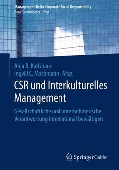 Couverture de l’ouvrage CSR und Interkulturelles Management