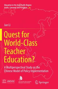 Couverture de l’ouvrage Quest for World-Class Teacher Education?