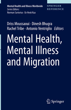 Couverture de l’ouvrage Mental Health, Mental Illness and Migration