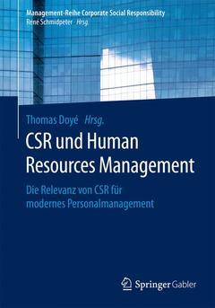 Couverture de l’ouvrage CSR und Human Resource Management