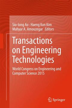 Cover of the book Transactions on Engineering Technologies