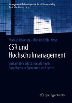 Couverture de l’ouvrage CSR und Hochschulmanagement