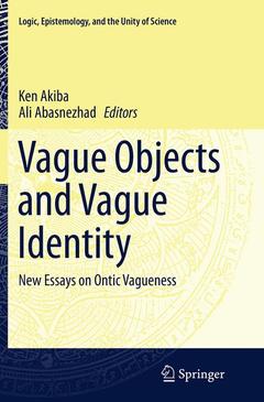 Couverture de l’ouvrage Vague Objects and Vague Identity