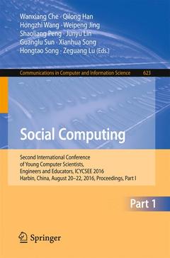 Cover of the book Social Computing