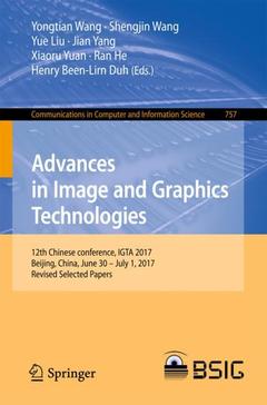 Couverture de l’ouvrage Advances in Image and Graphics Technologies