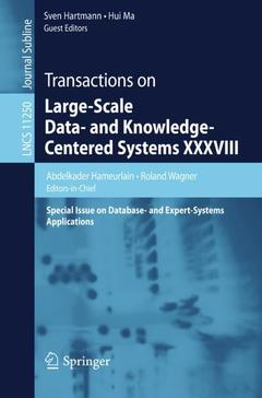 Couverture de l’ouvrage Transactions on Large-Scale Data- and Knowledge-Centered Systems XXXVIII