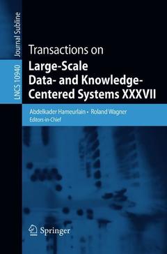 Cover of the book Transactions on Large-Scale Data- and Knowledge-Centered Systems XXXVII