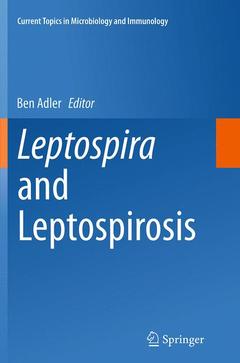 Couverture de l’ouvrage Leptospira and Leptospirosis