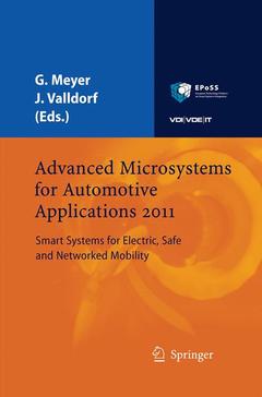 Couverture de l’ouvrage Advanced Microsystems for Automotive Applications 2011