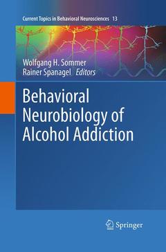 Couverture de l’ouvrage Behavioral Neurobiology of Alcohol Addiction
