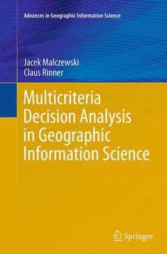 Cover of the book Multicriteria Decision Analysis in Geographic Information Science