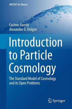 Couverture de l’ouvrage Introduction to Particle Cosmology