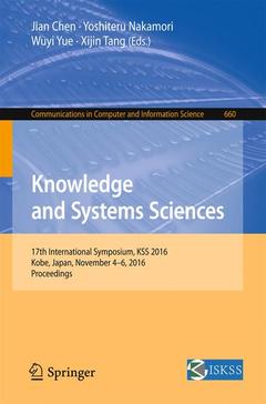 Cover of the book Knowledge and Systems Sciences