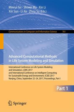 Couverture de l’ouvrage Advanced Computational Methods in Life System Modeling and Simulation