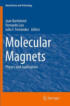 Couverture de l’ouvrage Molecular Magnets