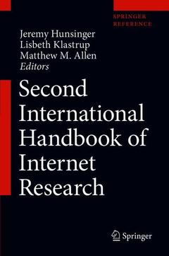 Couverture de l’ouvrage Second International Handbook of Internet Research