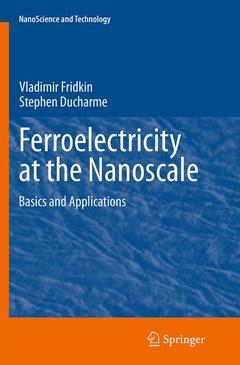 Couverture de l’ouvrage Ferroelectricity at the Nanoscale