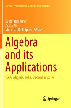 Couverture de l’ouvrage Algebra and its Applications