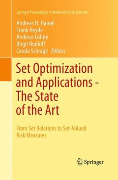 Couverture de l’ouvrage Set Optimization and Applications - The State of the Art
