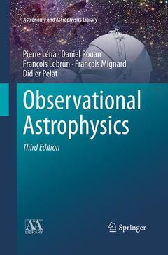 Couverture de l’ouvrage Observational Astrophysics