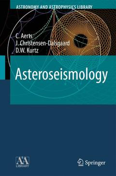 Couverture de l’ouvrage Asteroseismology