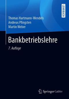 Couverture de l’ouvrage Bankbetriebslehre