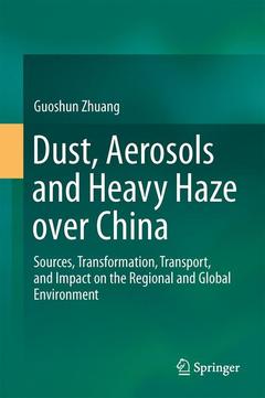 Couverture de l’ouvrage Dust, Aerosols and Heavy Haze over China