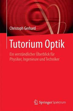 Cover of the book Tutorium Optik