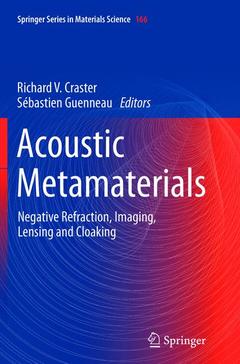 Couverture de l’ouvrage Acoustic Metamaterials
