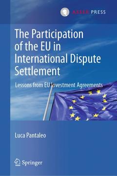 Couverture de l’ouvrage The Participation of the EU in International Dispute Settlement