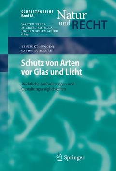 Cover of the book Schutz von Arten vor Glas und Licht